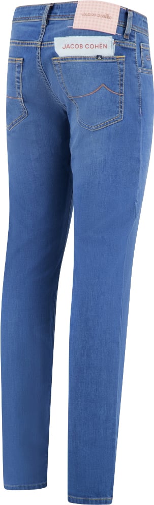 Jacob Cohen Nick Slim fit bloem Blauw