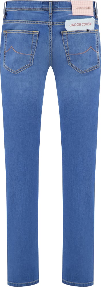Jacob Cohen Nick Slim fit bloem Blauw