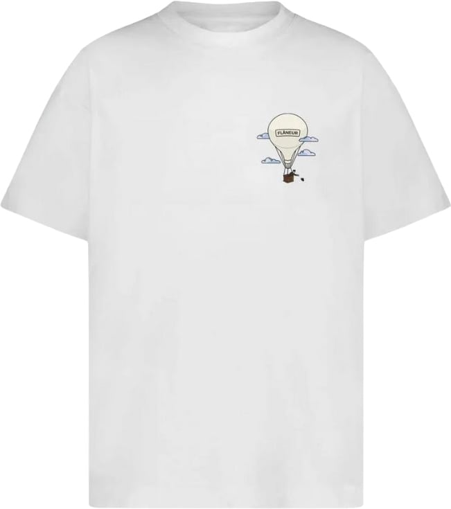 FLÂNEUR Aeronautique t shirt Wit
