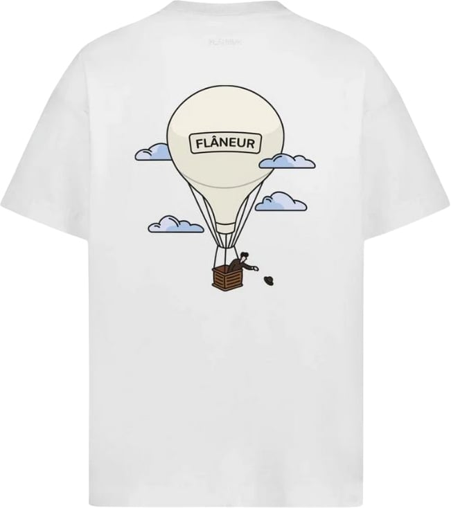 FLÂNEUR Aeronautique t shirt Wit