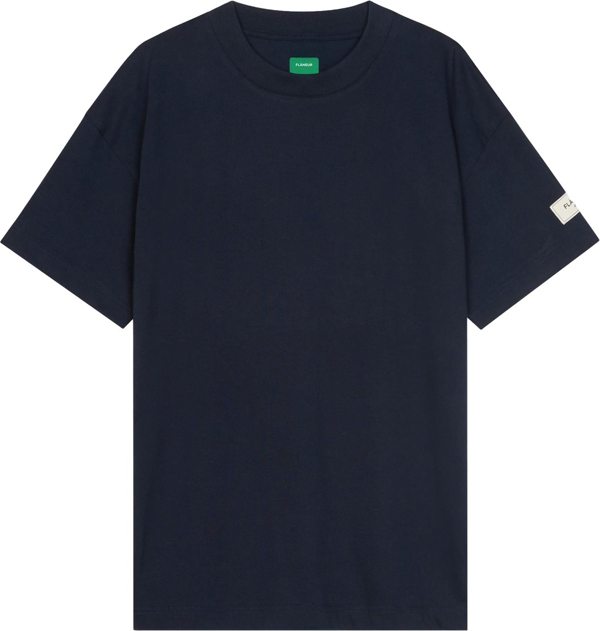 FLÂNEUR atelier t-shirt navy Blauw