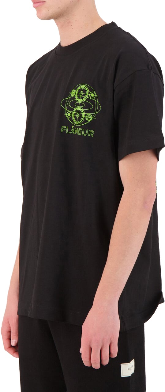 FLÂNEUR speaker t-shirt zwart Zwart