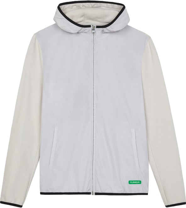 FLÂNEUR technical zip up grijs Grijs