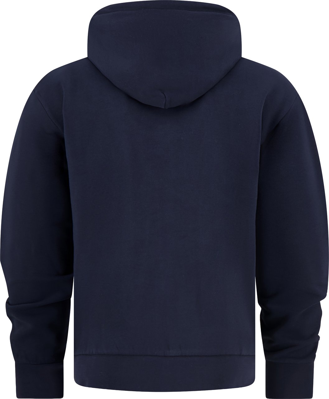 FLÂNEUR signature zip up navy Blauw