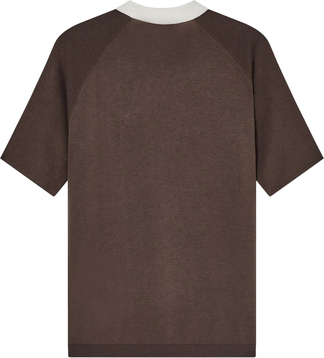 Emporio Armani Plain Knit Jumper Major Brown Bruin