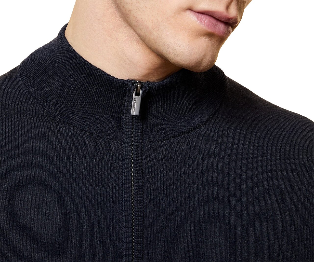 RRD Maxell Full Zip Knit Blue Black Blauw