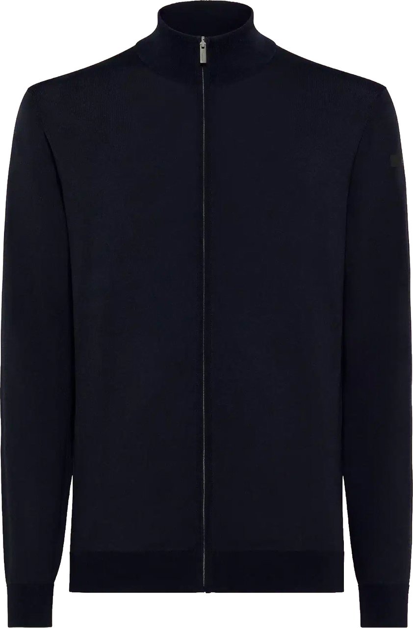 RRD Maxell Full Zip Knit Blue Black Blauw