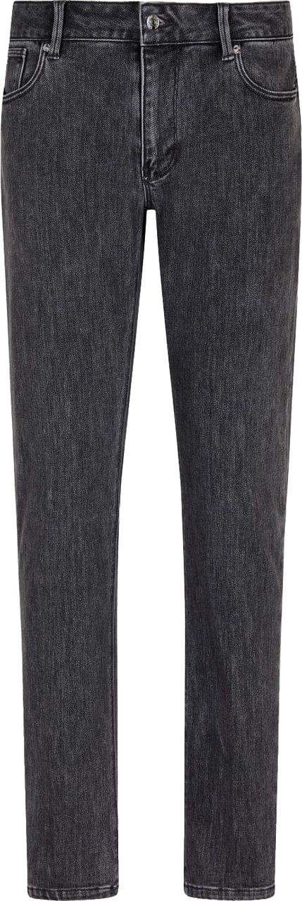 Emporio Armani J06 Stone Washed Medium Grey Denim Grijs
