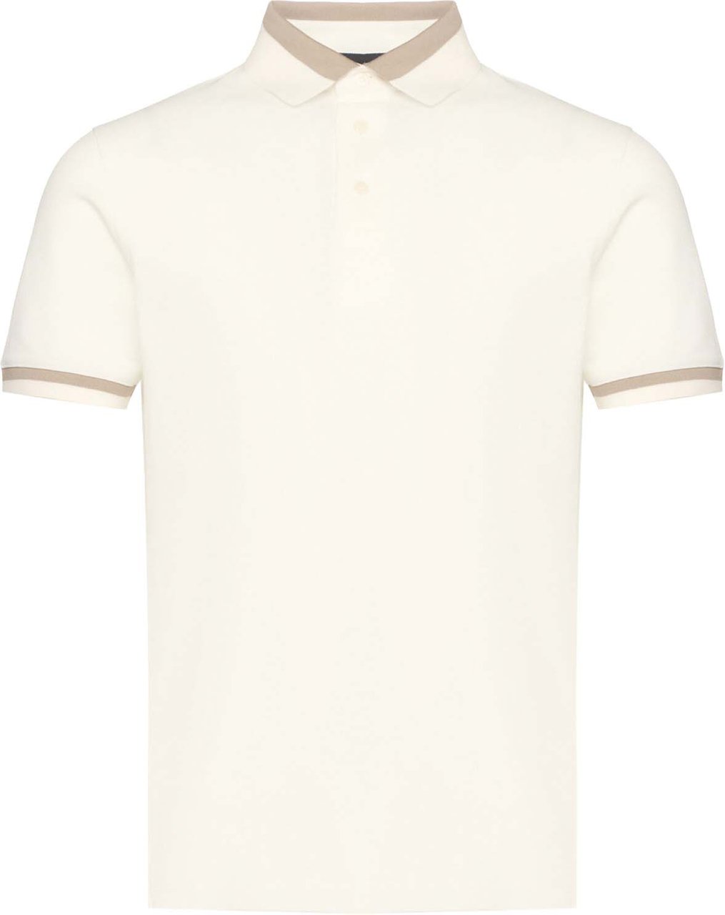 Emporio Armani Cotton Pique Snow White Wit