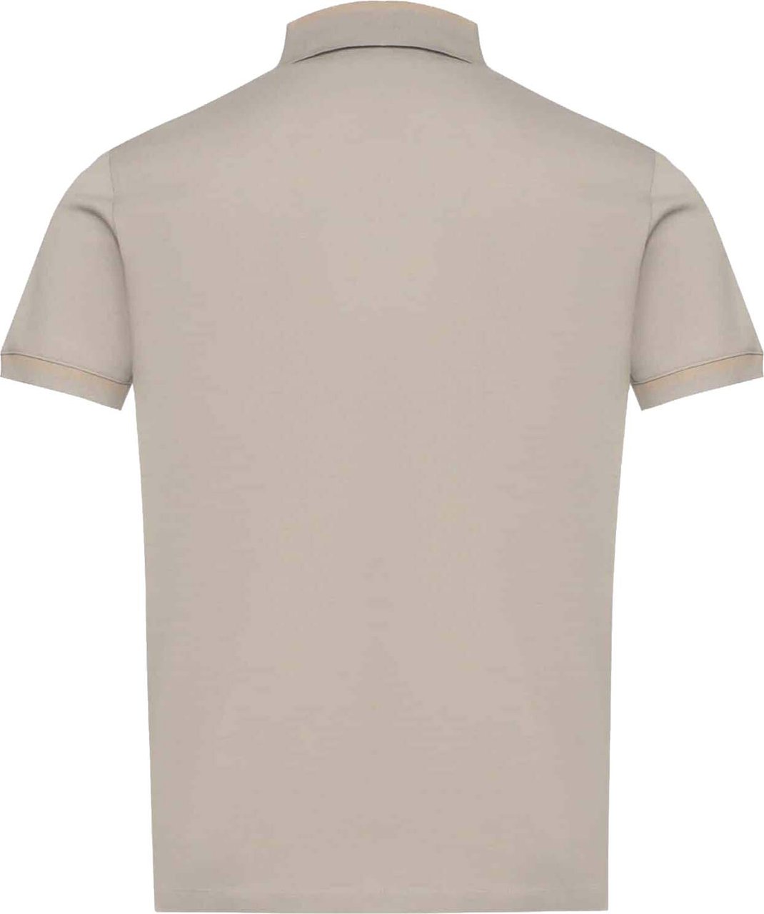 Emporio Armani Cotton Pique Mourning Dove Grijs