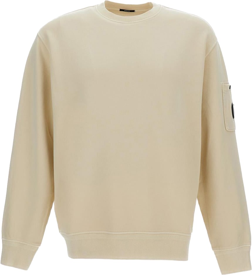 CP Company Diagonal fleece Beige