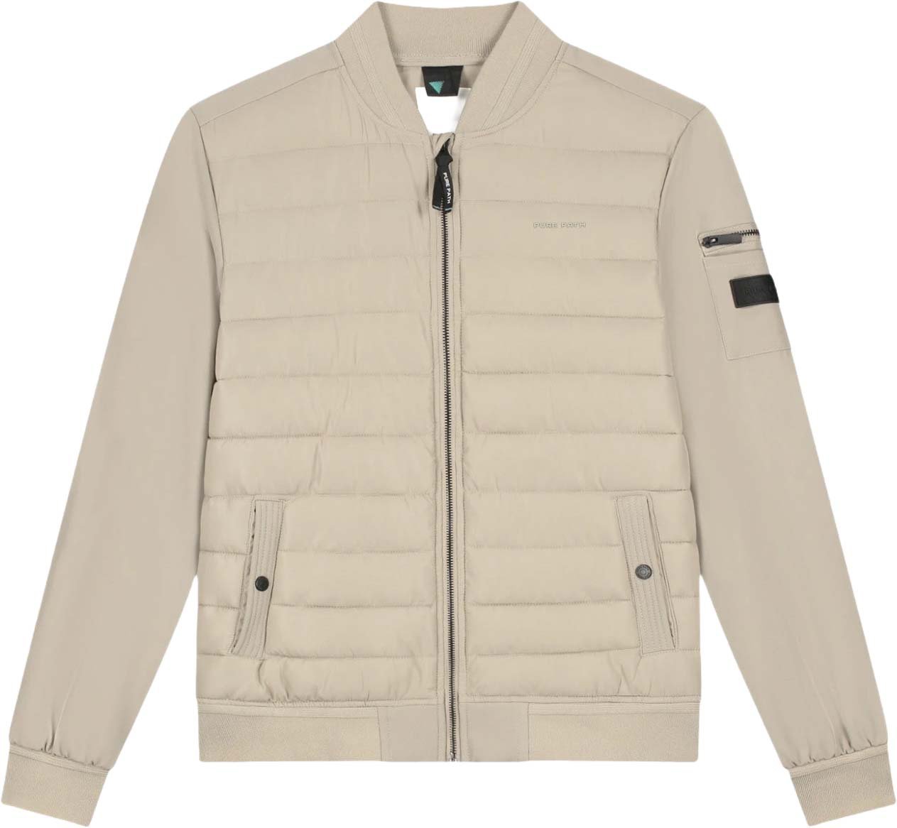 Pure Path Padded Softshell Jacket Sand Taupe