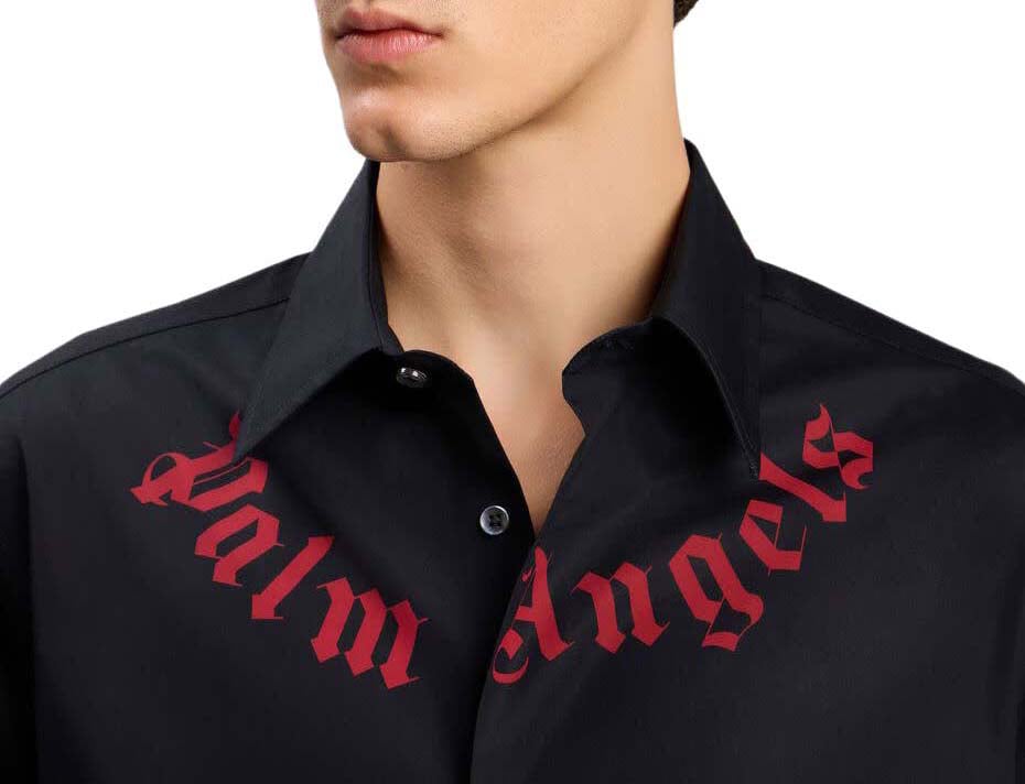 Palm Angels Classic Logo Cap Black Zwart