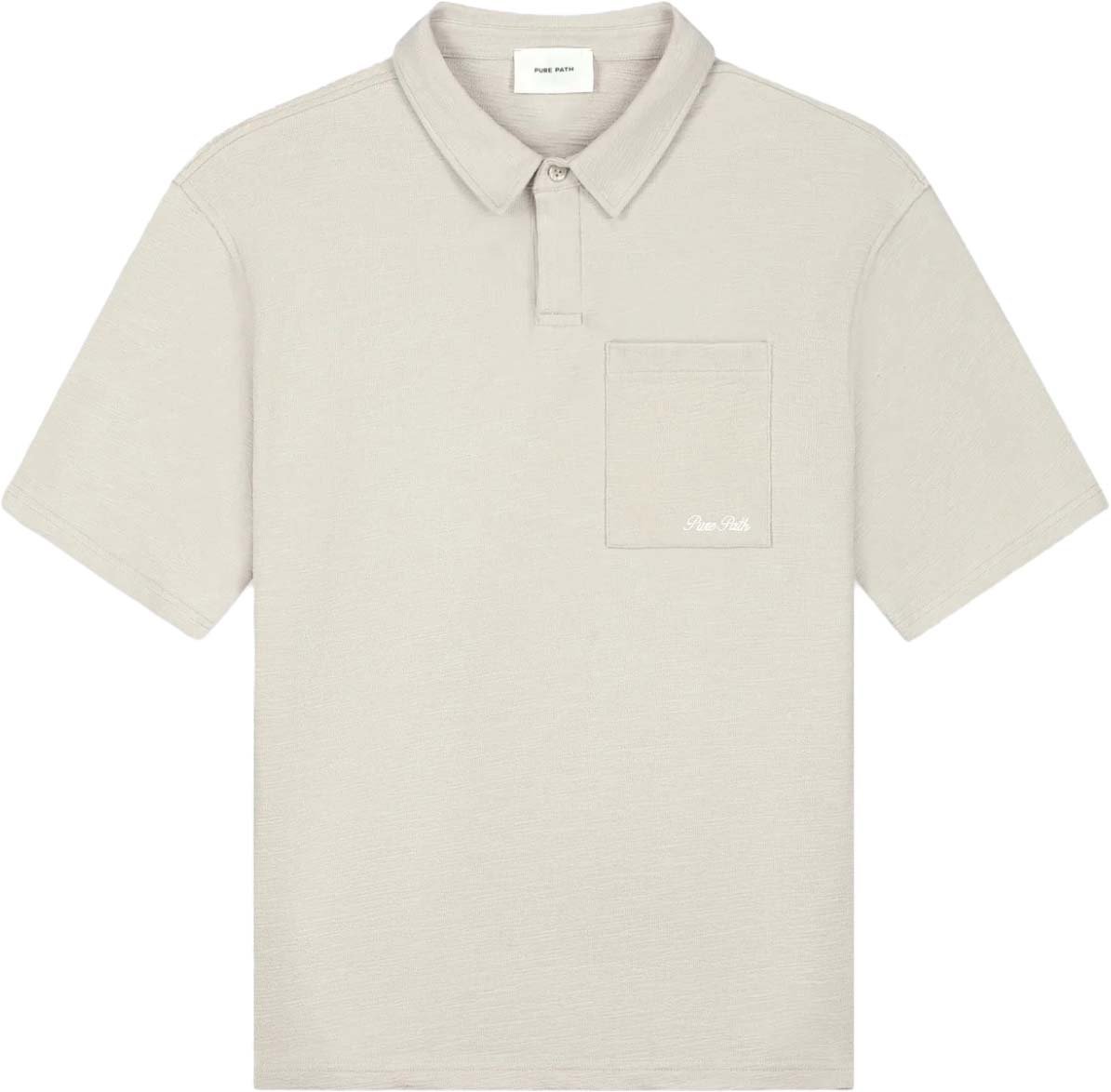 Pure Path Structure Polo 26010115 sand Taupe