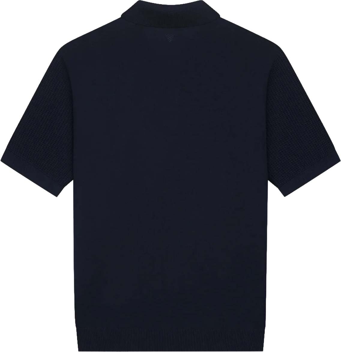 Pure Path Emblem Open Knit Polo 26010811 Blauw