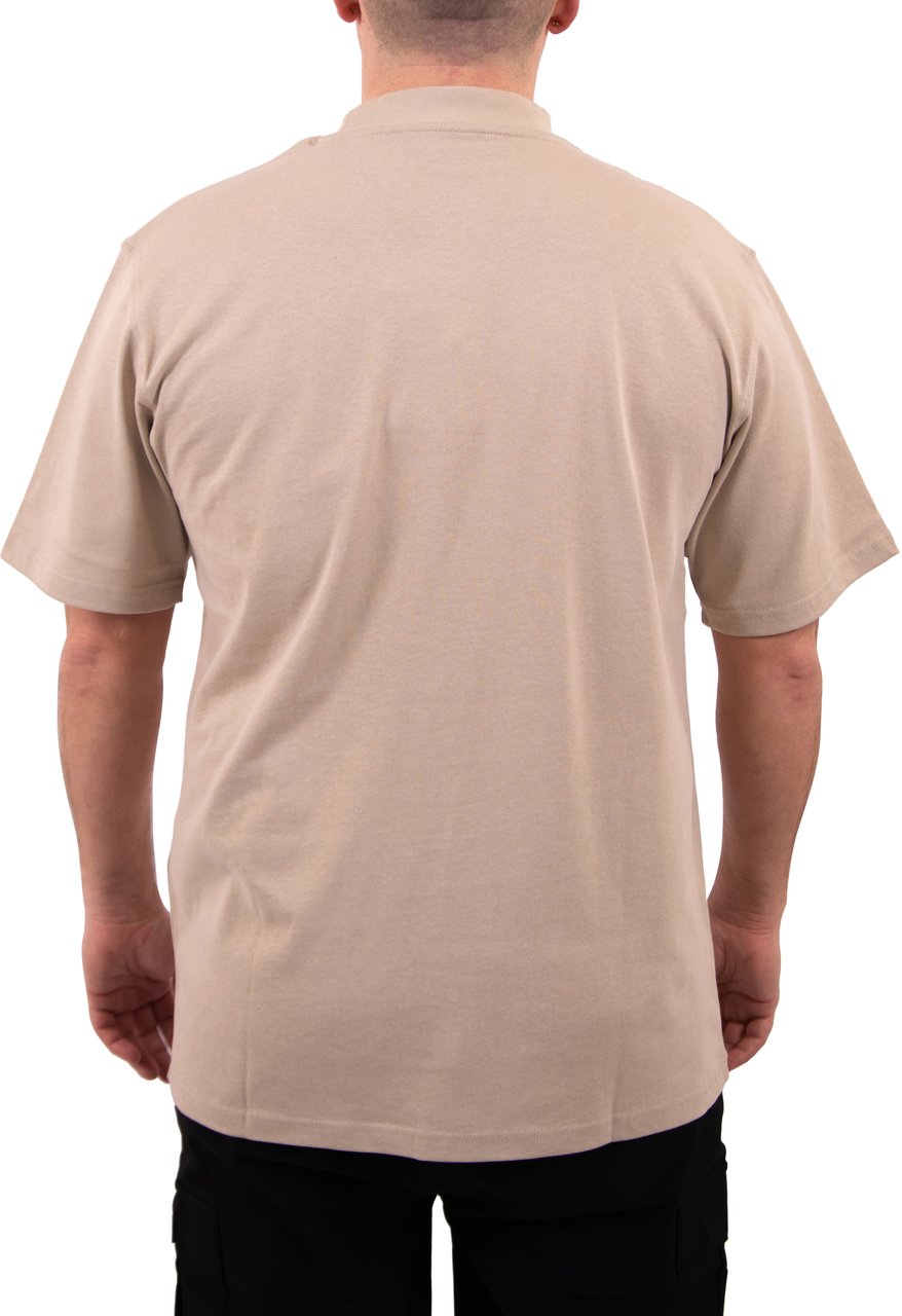 Malelions Malelions Men Pocket T-Shirt Taupe