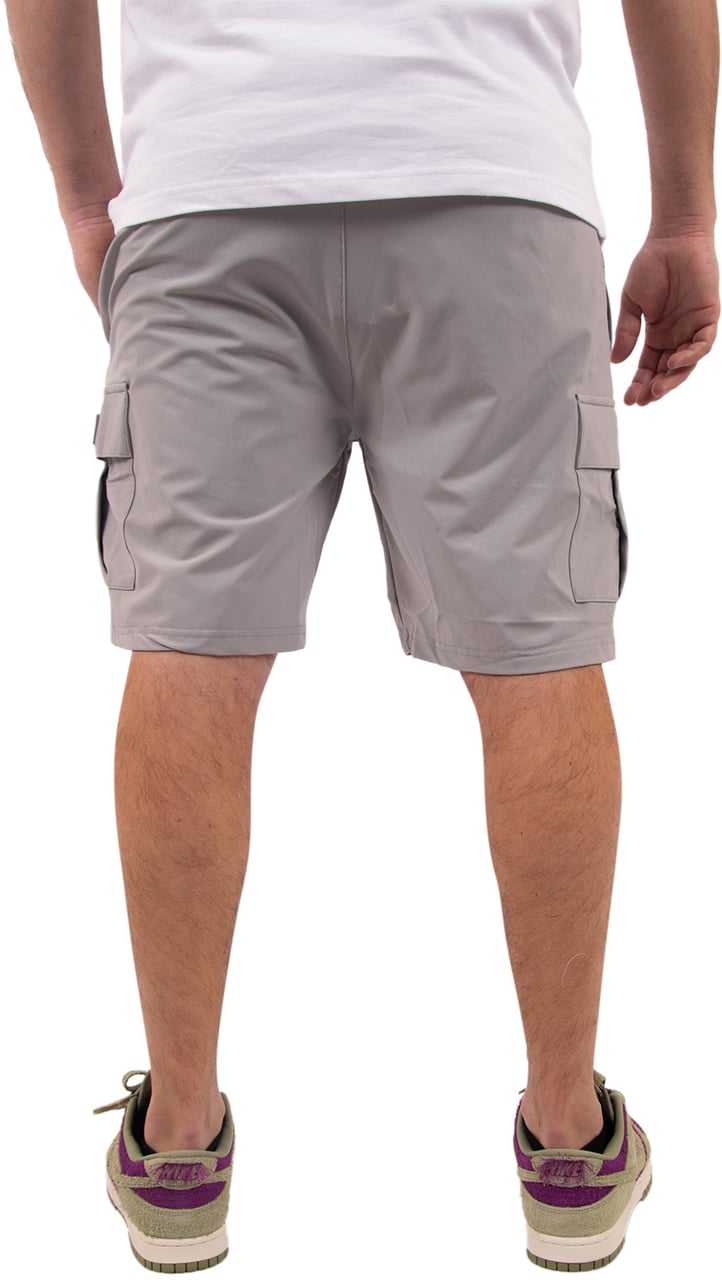 Malelions Malelions Men Capri Cargo Shorts Grijs