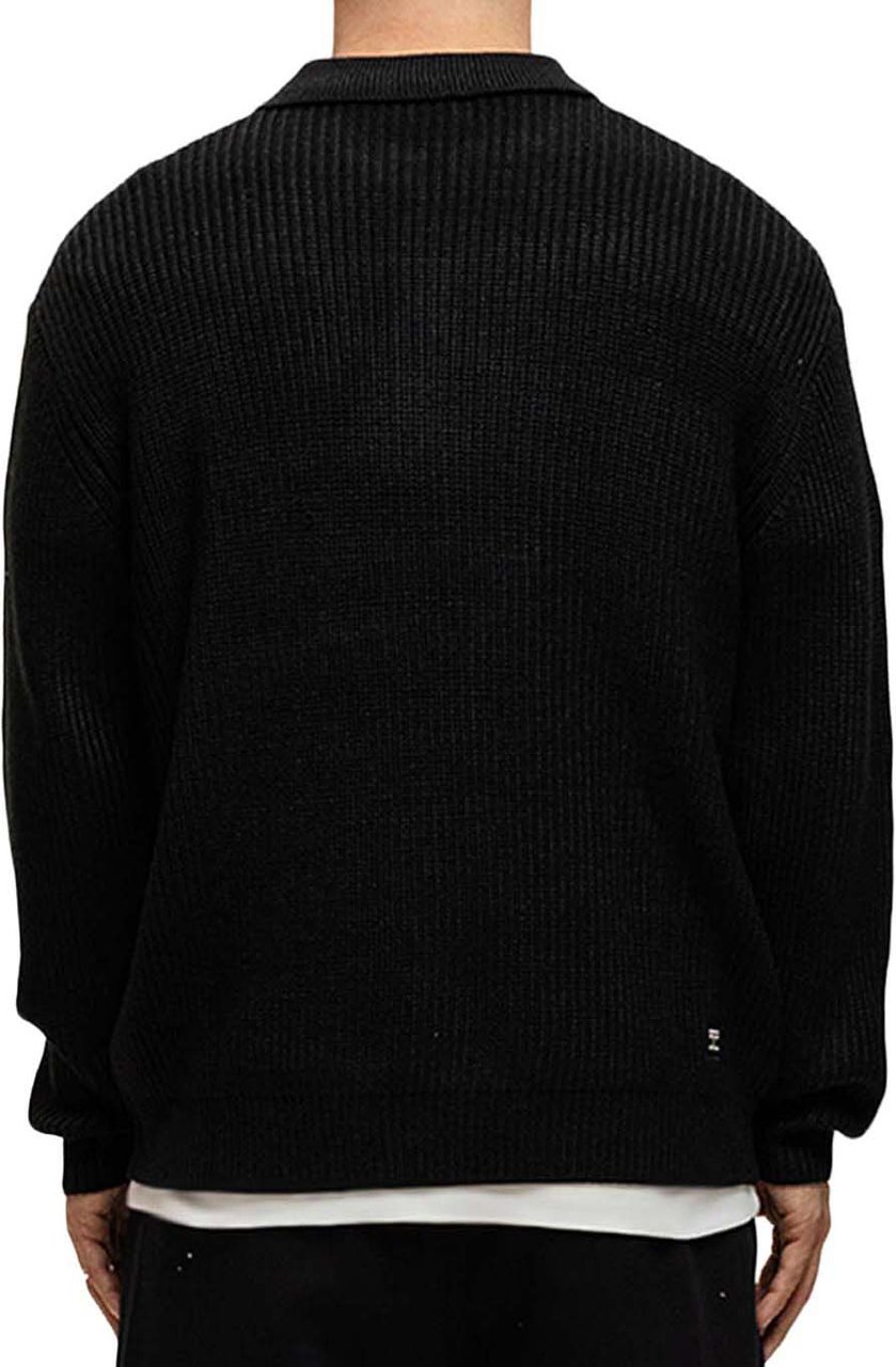 JORCUSTOM Heritage Heavyweight KnitPolo Black Zwart