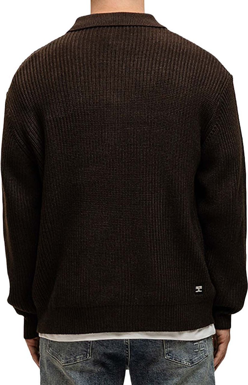 JORCUSTOM Heritage Heavyweight KnitPolo Brown Bruin