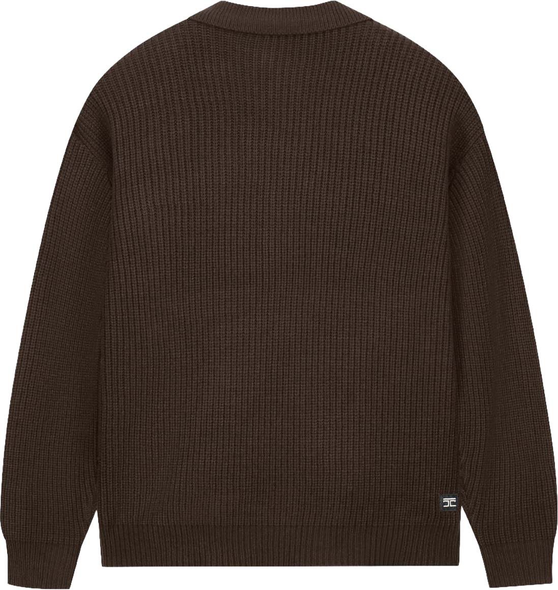 JORCUSTOM Heritage Heavyweight KnitPolo Brown Bruin