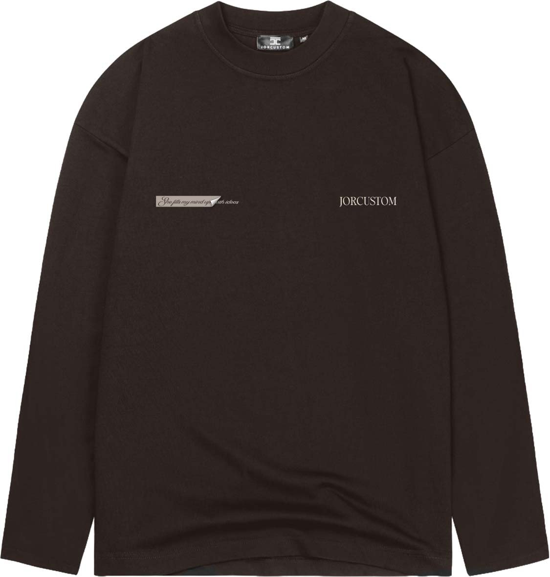 JORCUSTOM AngelTwo Longsleeve T-Shirt Brown Bruin