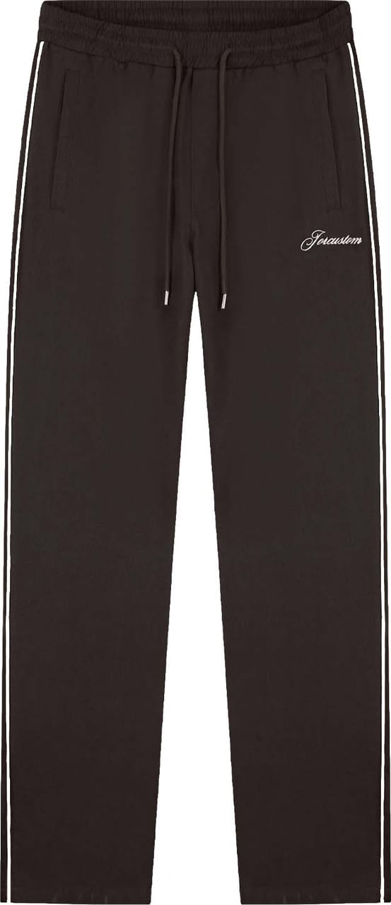JORCUSTOM Script Tracksuit Pants Brown Bruin
