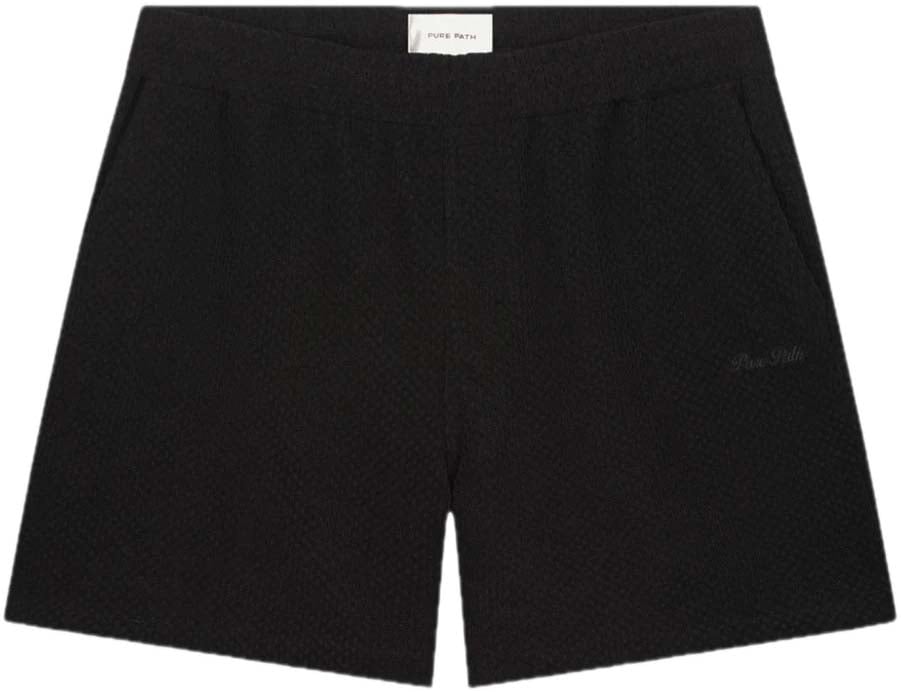 Pure Path Bermuda Honeycomb Shorts Zwart