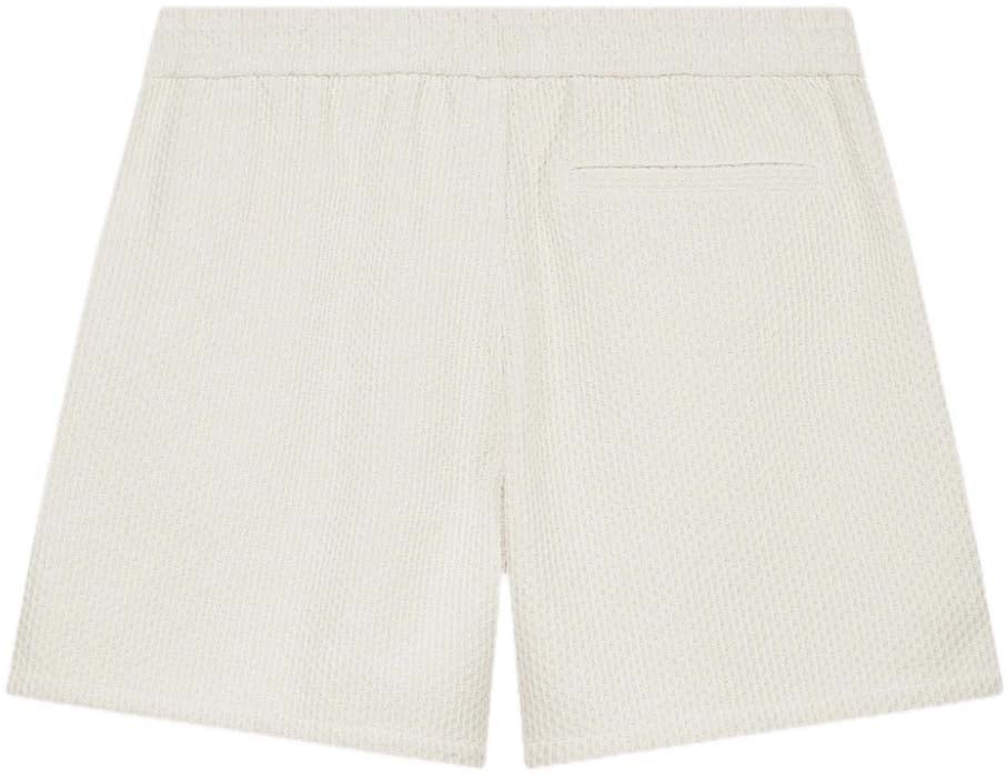 Pure Path Bermuda Honeycomb Shorts Beige