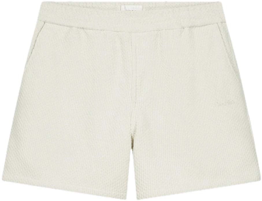 Pure Path Bermuda Honeycomb Shorts Beige