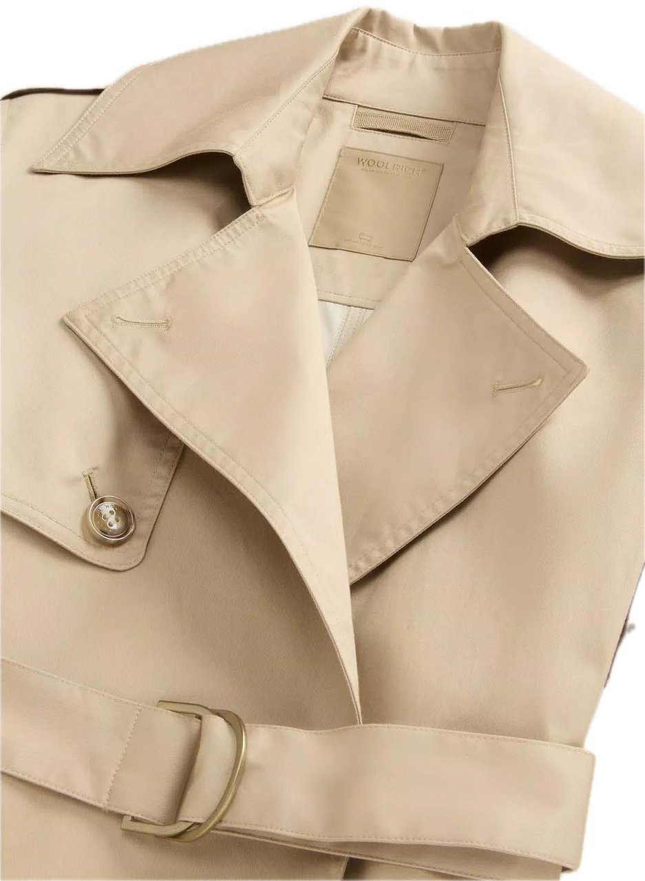 Woolrich Tech cotton trench Beige