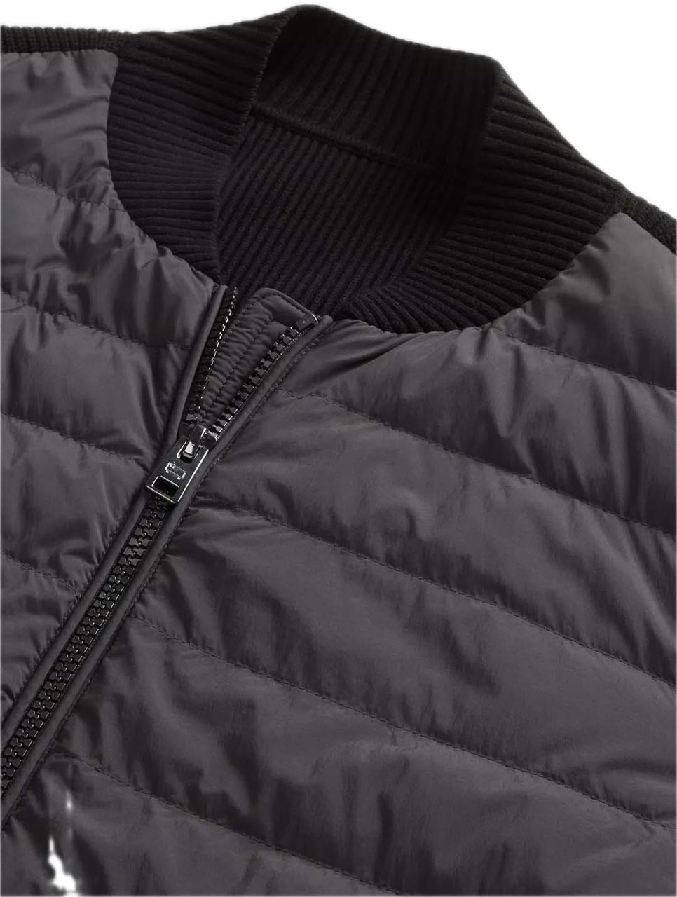 Woolrich Hybrid bomber faded black Blauw