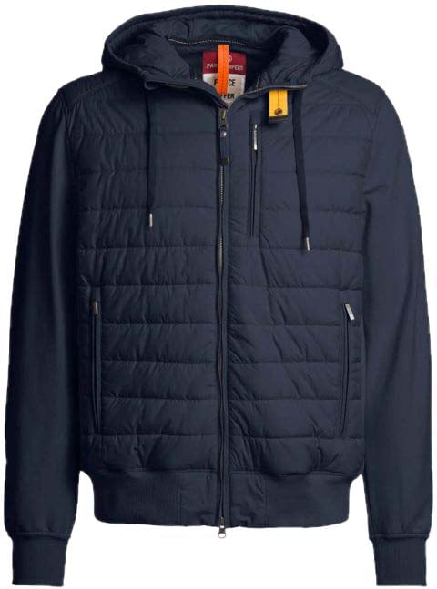 Parajumpers ivor hooded jacket blue-navy Blauw