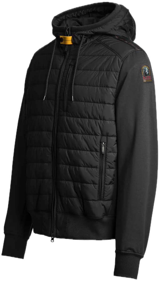 Parajumpers ivor hooded jacket black Zwart