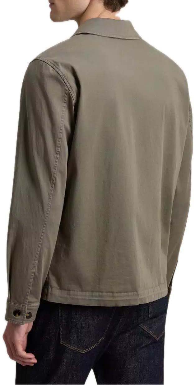 Woolrich cotton twill chore jacket Gd Groen