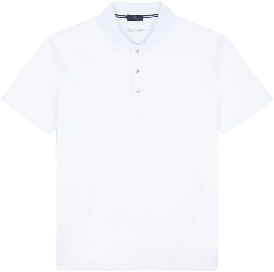 Paul & Shark sliver collection polo wit Wit