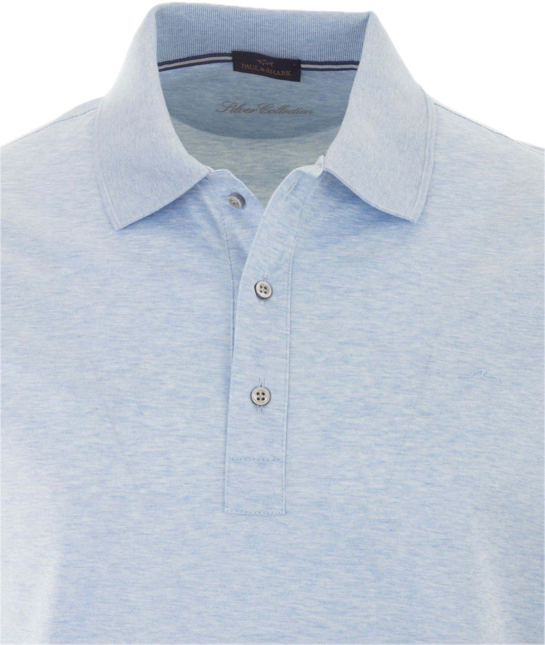 Paul & Shark sliver collection polo licht blauw Blauw