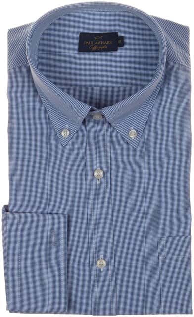 Paul & Shark soffio popin blauw wit gestreept Blauw