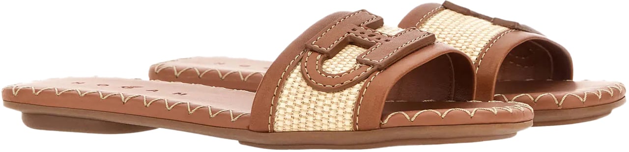 HOGAN Sandals Cuoio Beige