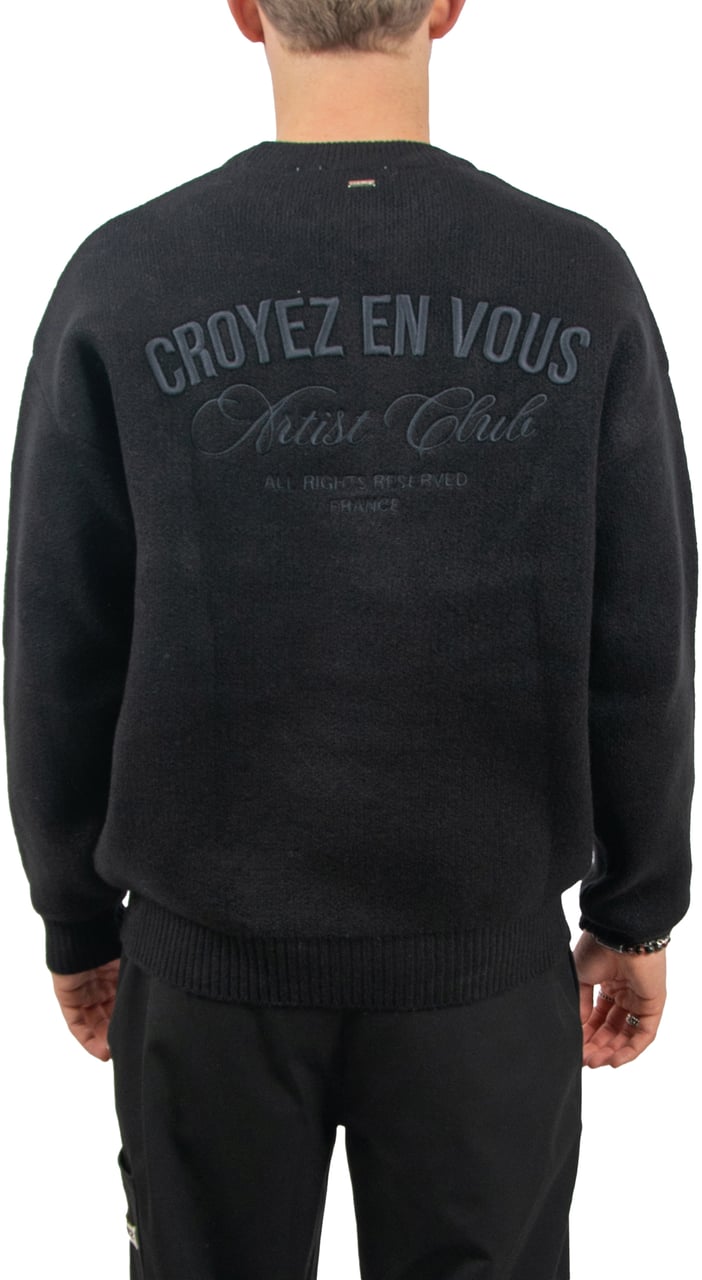 Croyez Croyez 'En Vous' Knit Sweater Zwart