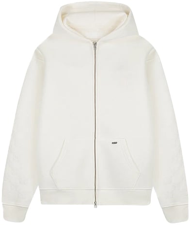 Croyez Croyez Cross Zip Hoodie Wit