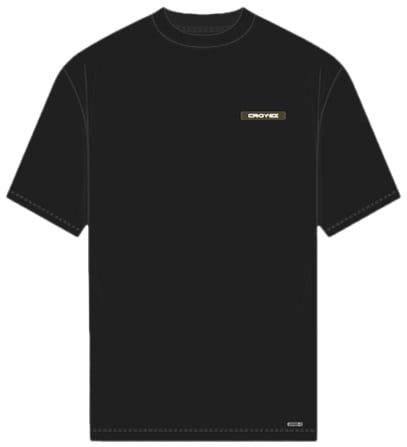 Croyez Croyez Etiquette T-Shirt Zwart