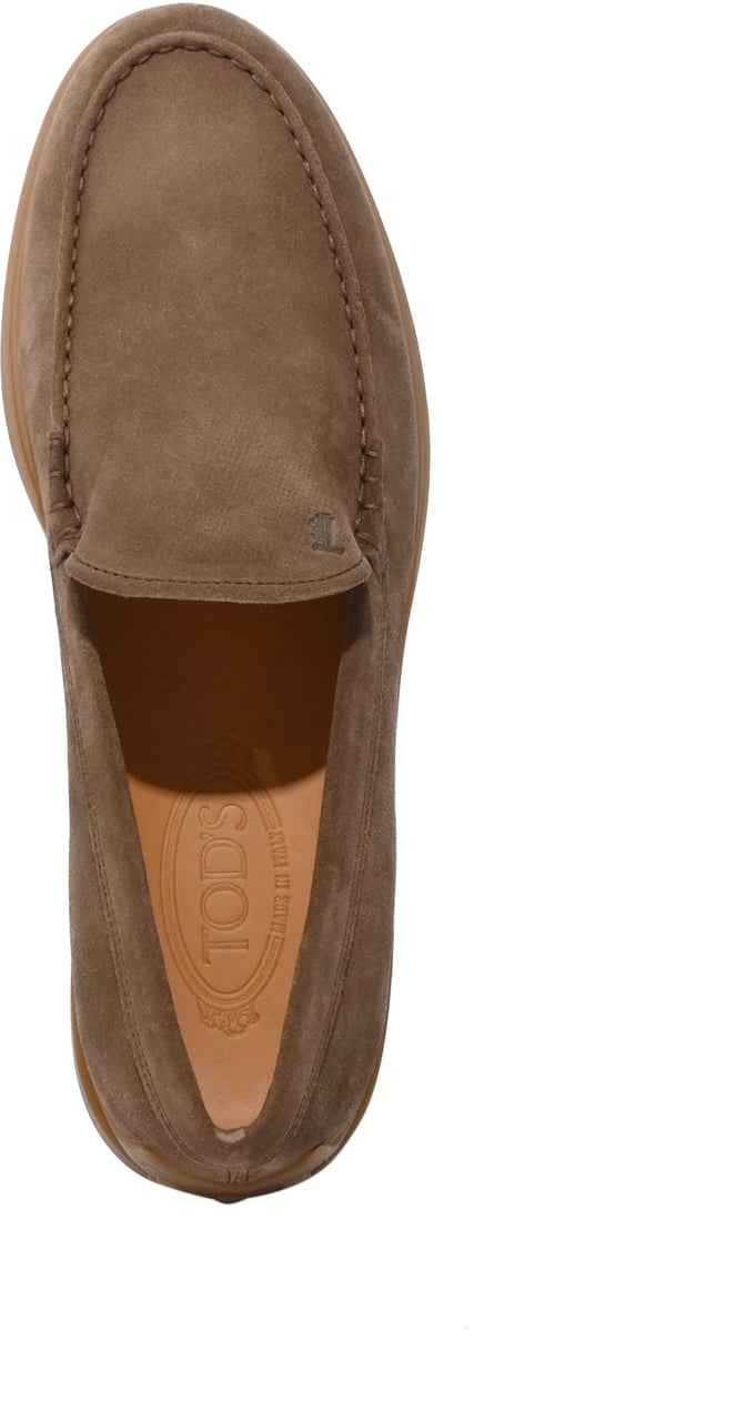 Tod's Flat Shoes Brown Taupe