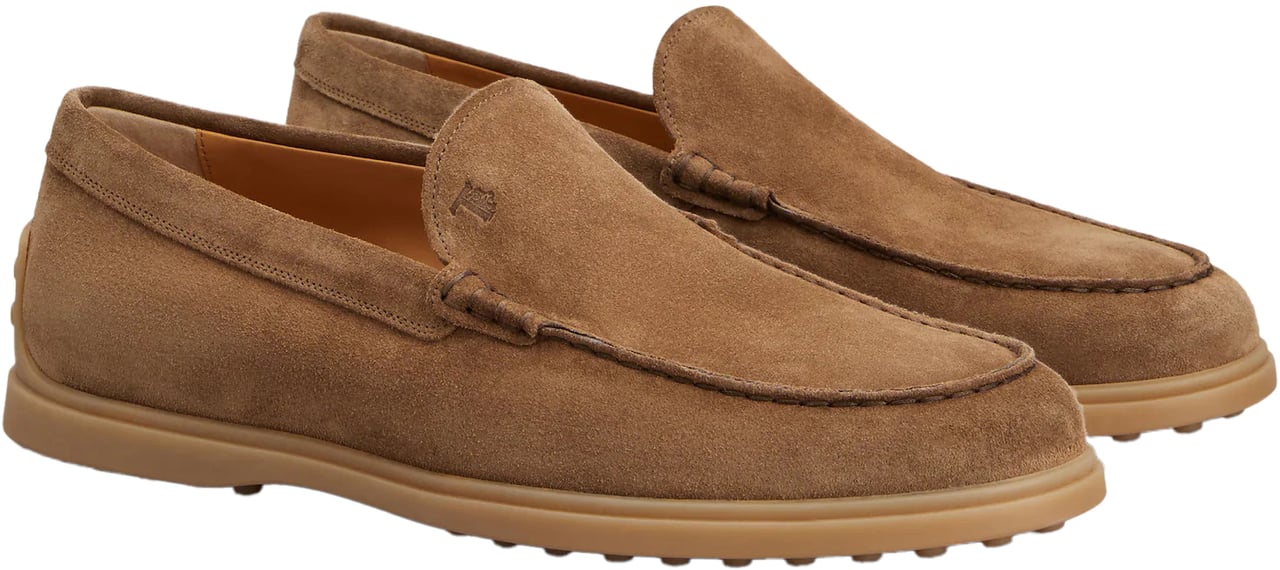 Tod's Flat Shoes Brown Taupe