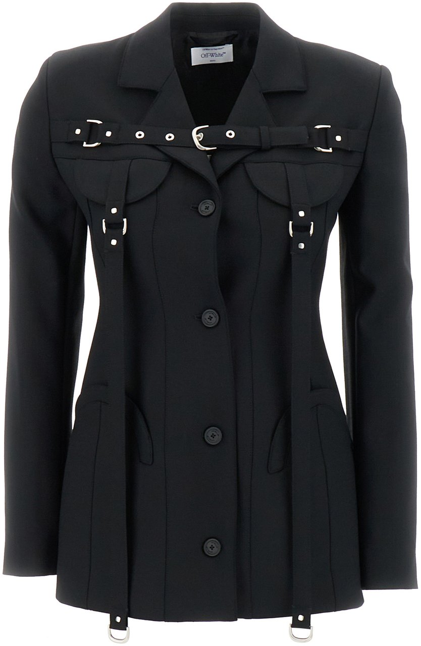 OFF-WHITE Off White Jackets Black Zwart