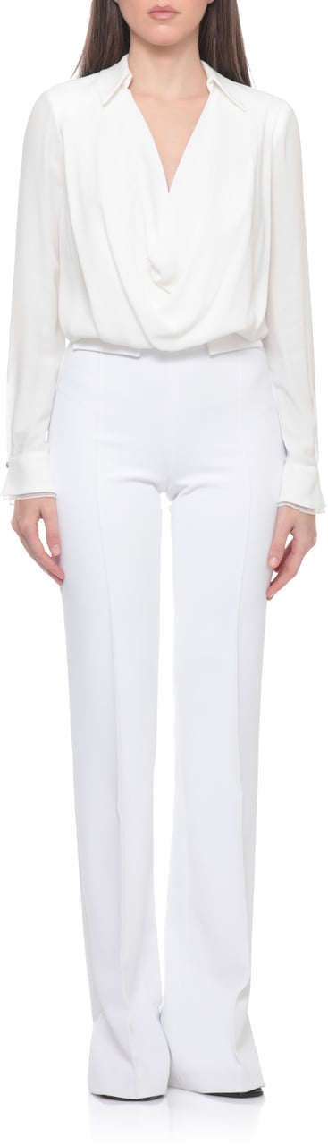 Elisabetta Franchi Shirts Ivory Wit