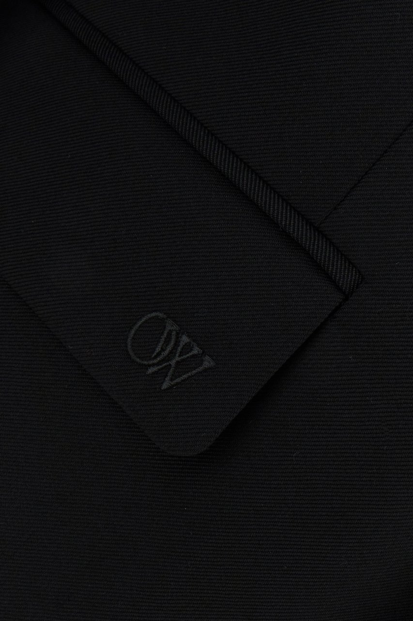 OFF-WHITE Ow Embroidered Strap Relax Zwart