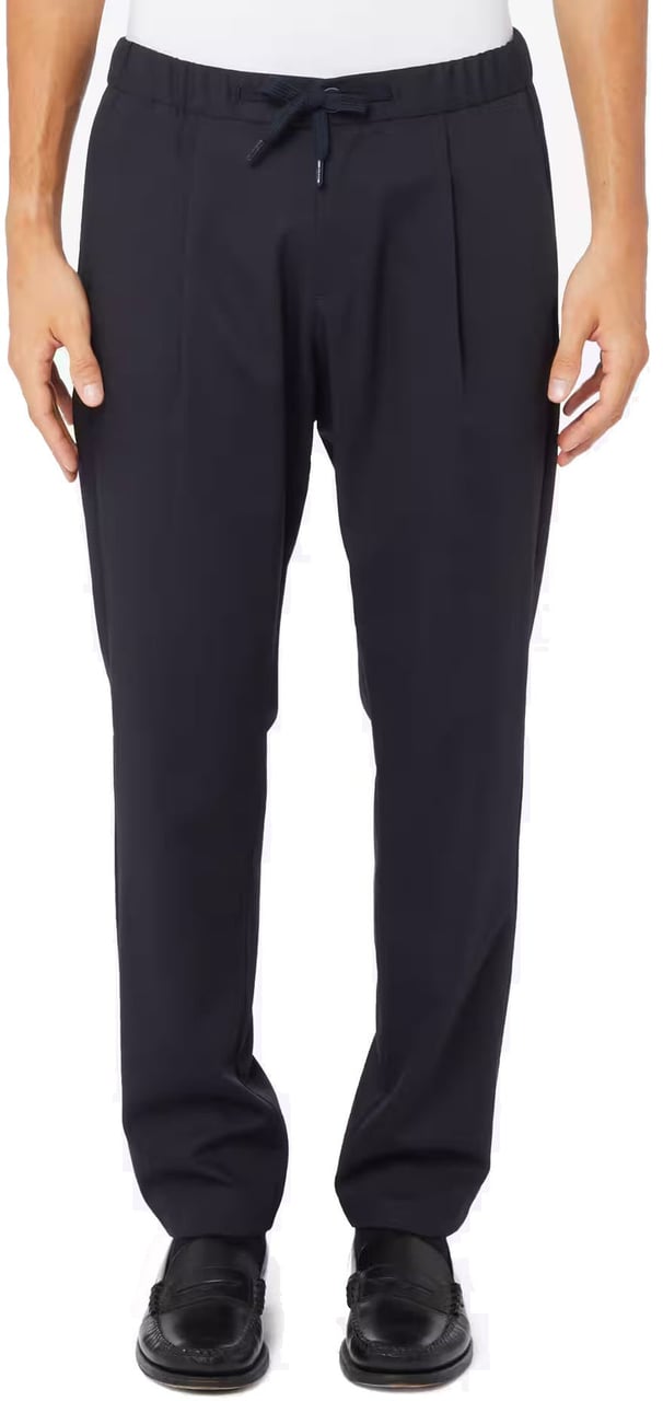 Herno Casual Wool Pants Blauw