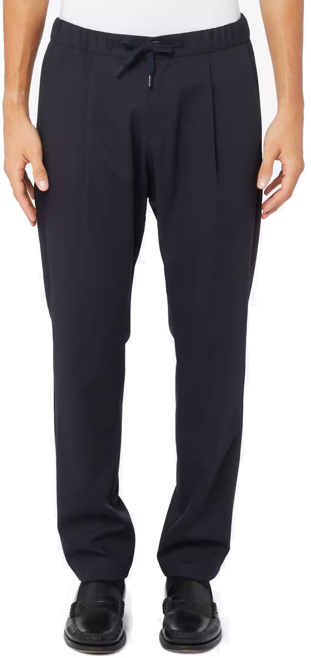 Herno Casual Wool Pants Blauw