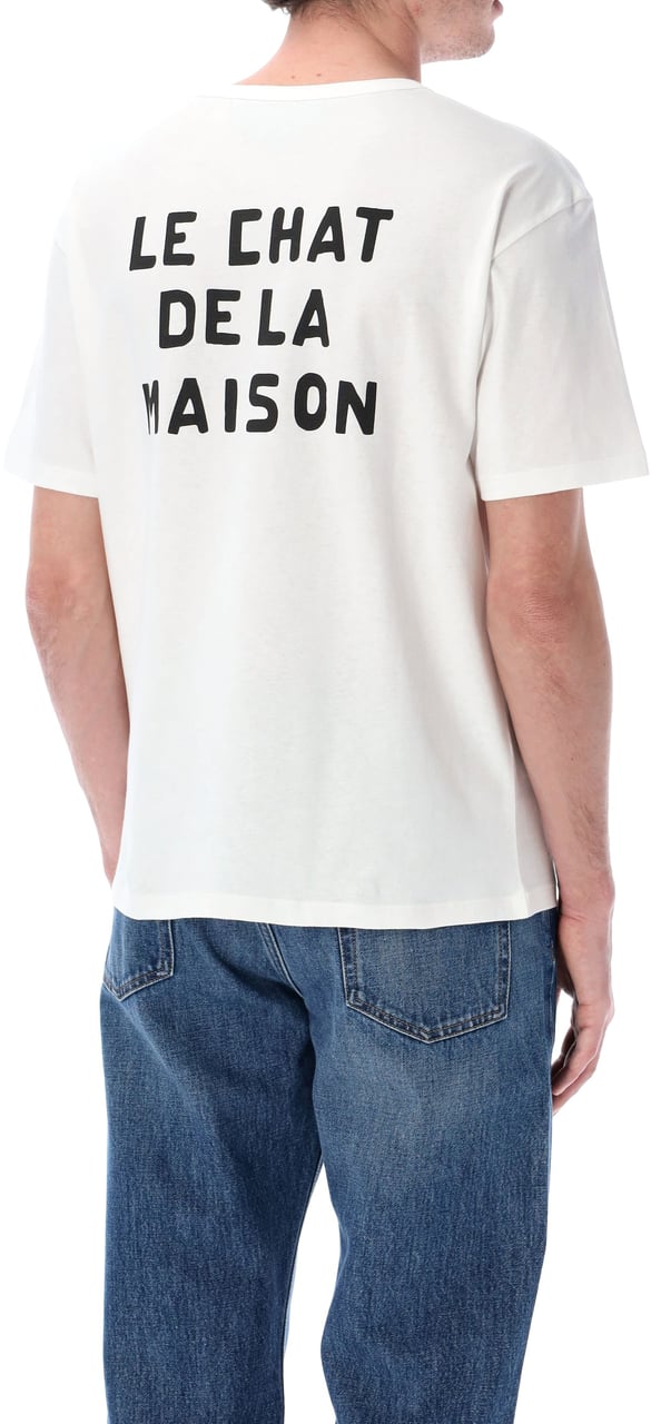 Valentino Garavani T-Shirt | Le Chat De La Maison | Cotton Avorio Wit