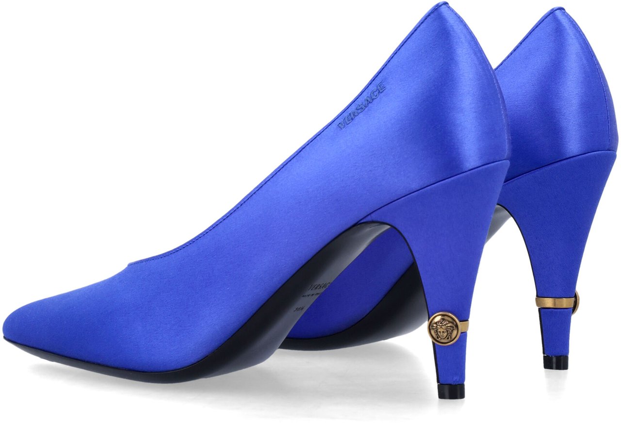 Versace Pump Cobalt Cobalt + Gold Blauw